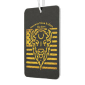 Désodorisant Pour Voiture Bison avec Arrière - plan américain (Gauche)