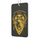 Désodorisant Pour Voiture Bison avec Bandana en style graphique (Gauche)