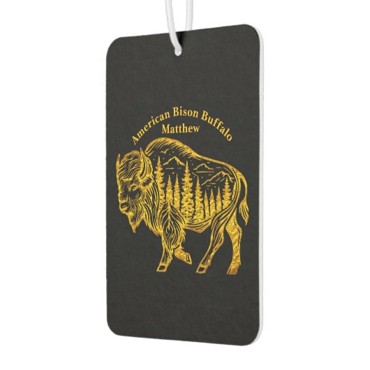 Désodorisant Pour Voiture Bison dans une forêt (Gauche)