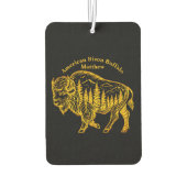 Désodorisant Pour Voiture Bison dans une forêt (Dos)