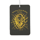 Désodorisant Pour Voiture Bison traverse un mur dans un affichage dynamique (Devant)