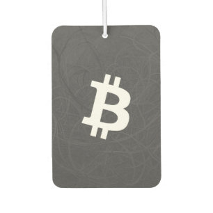 Désodorisant Pour Voiture BitCoin Neurone Gris