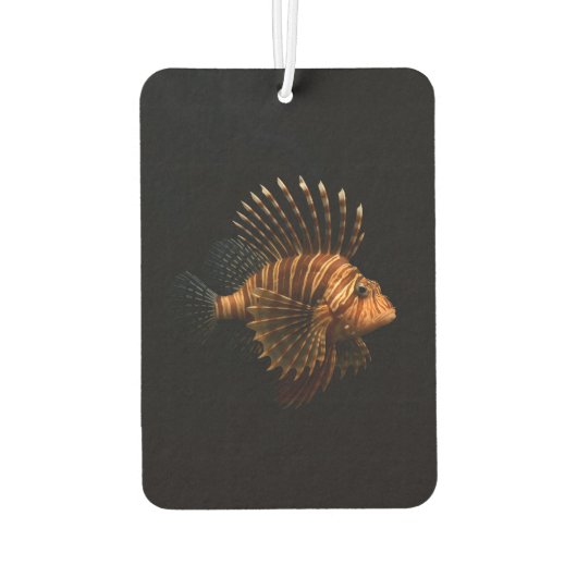 Désodorisant Pour Voiture Black 4 Luxe Car Air Fresheners, Red Lionfish (Dos)