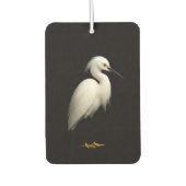 Désodorisant Pour Voiture Black 4 Luxe Car Air Fresheners, Snowy Egret (Devant)