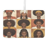 Désodorisant Pour Voiture Black Women Praying Air Freshener (Dos)