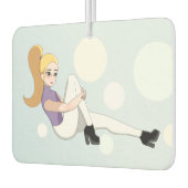 Désodorisant Pour Voiture Blonde Anime Girl (Gauche)