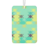 Désodorisant Pour Voiture blue yellow turquoise yellow and aqua  (Dos)