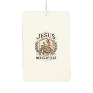 Désodorisant Pour Voiture Boîte à outils de grâce de Jésus Boîte à outils de