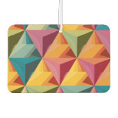 Désodorisant Pour Voiture Bold Geometric Triangle Pattern  (Devant)