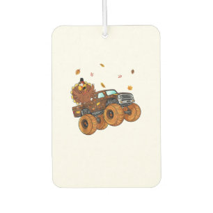 Désodorisant Pour Voiture Bon thanksgiving Turquie équitation Monster Truck