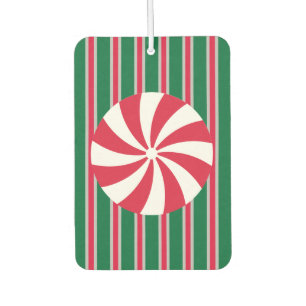 Désodorisant Pour Voiture Bonbon de menthe de Noël amusant et fantaisiste