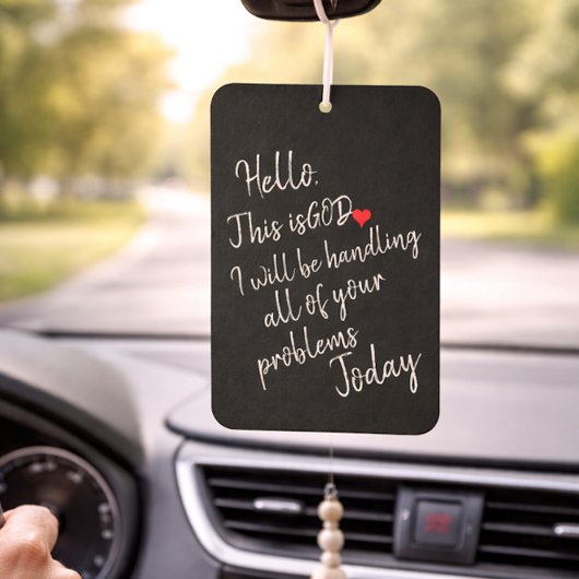 Désodorisant Pour Voiture Bonjour