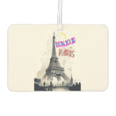 Désodorisant Pour Voiture Bonjour Colorful Paris (Dos)