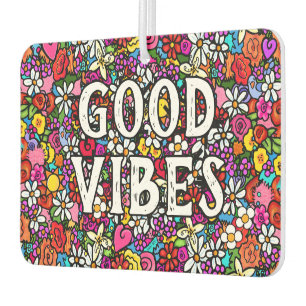 Désodorisant Pour Voiture Bonne Vibes Floral