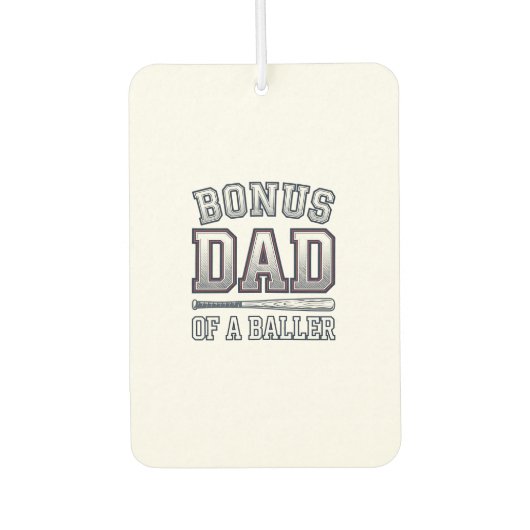 Désodorisant Pour Voiture Bonus Dad of a Baller Vintage Sports Shirt Design_ (Devant)