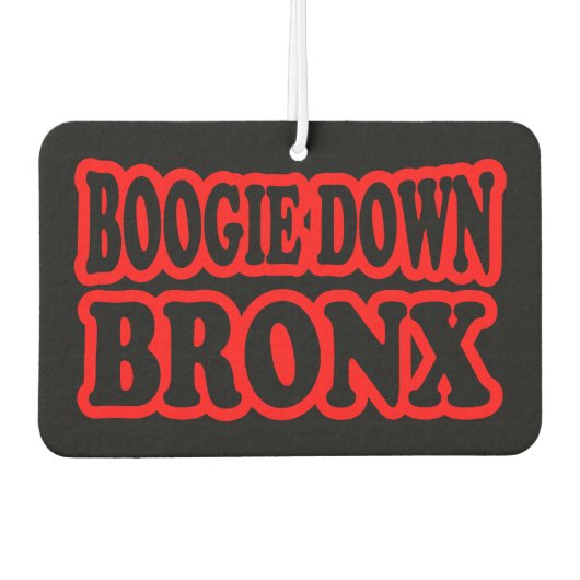 Désodorisant Pour Voiture Boogie Down Bronx, NYC (Devant)