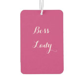Désodorisant Pour Voiture Boss Lady Air Freshner (Dos)