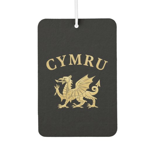 Désodorisant Pour Voiture Bouclier Cymru (Devant)