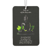 Désodorisant Pour Voiture Bouddha Citation 3 fraîcheur d'air (Dos)