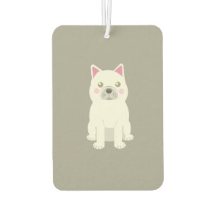 Désodorisant Pour Voiture Bouldog français joues mignonnes