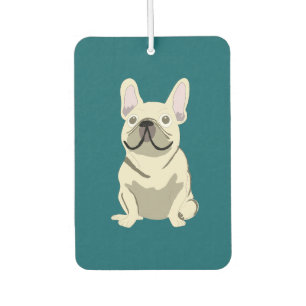 Désodorisant Pour Voiture Bouledogue Français Crème