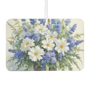 Désodorisant Pour Voiture Bouquet de fleurs Elégante aquarelle