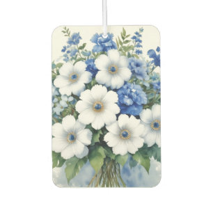 Désodorisant Pour Voiture Bouquet de fleurs Elégante aquarelle