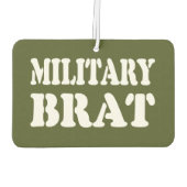 DÉSODORISANT POUR VOITURE BRAT MILITAIRE (Dos)