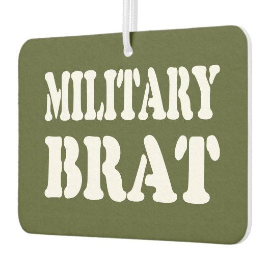 DÉSODORISANT POUR VOITURE BRAT MILITAIRE (Gauche)