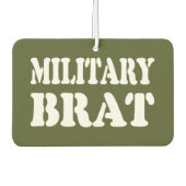 DÉSODORISANT POUR VOITURE BRAT MILITAIRE (Devant)