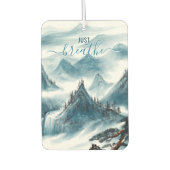 Désodorisant Pour Voiture Breathe Blue Mountains Peinture simple Citation (Devant)