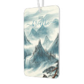 Désodorisant Pour Voiture Breathe Blue Mountains Peinture simple Citation (Gauche)