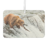 Désodorisant Pour Voiture Brown Bear Catches Red Salmon (Dos)