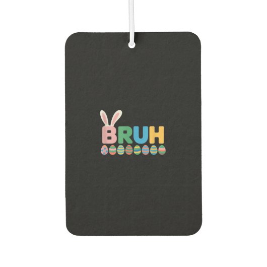 Désodorisant Pour Voiture Bruh Bunny Pâques mème mignon Pour Enfants _12 (Devant)
