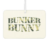 DÉSODORISANT POUR VOITURE BUNKER BUNNY CAMO / CAMOUFLAGE (Devant)