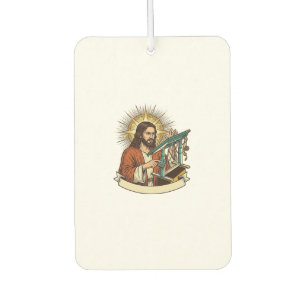 Désodorisant Pour Voiture Bureau debout Jésus cassé coincé à mi-chemin Humou