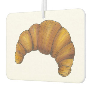 Désodorisant Pour Voiture Butte Croissant Croissant Français Petit déjeuner 