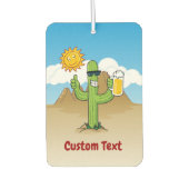 Désodorisant Pour Voiture Cactus avec bière (Devant)