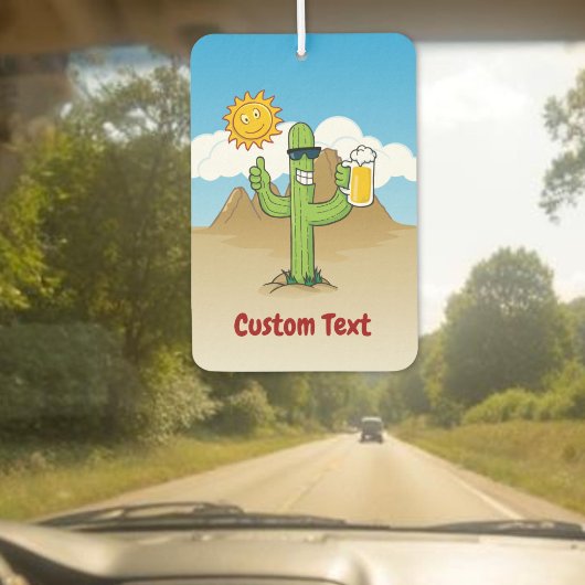 Désodorisant Pour Voiture Cactus avec bière
