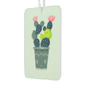 Désodorisant Pour Voiture Cactus En Pot Souriant (Gauche)
