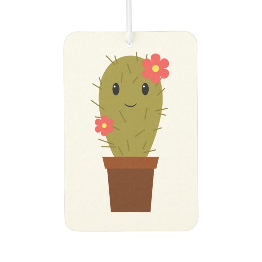 Désodorisant Pour Voiture Cactus fille mignonne (Devant)