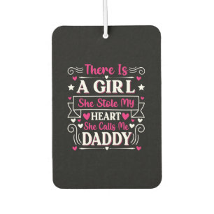 Désodorisant Pour Voiture Cadeau fête des pères Une Fille M'Appelle Papa