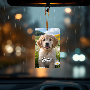 Désodorisant Pour Voiture Cadeau personnalisé de chien ou de chat photo pers
