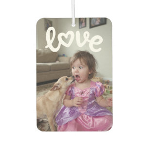 Désodorisant Pour Voiture Cadeau photo personnalisé d'amour