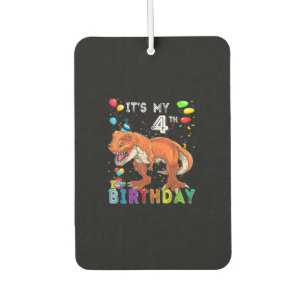 Désodorisant Pour Voiture Cadeaux d'anniversaire 4 Enfants garçons Dino T Re
