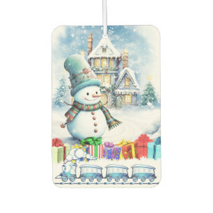 DÉSODORISANT POUR VOITURE CADEAUX DE NOËL ET TRAIN DE JOUETS