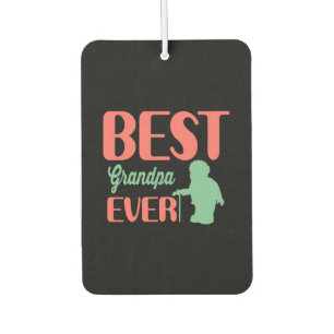 Désodorisant Pour Voiture Cadeaux papa   Meilleur grand-père