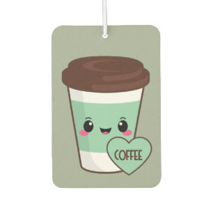 Désodorisant Pour Voiture Café Emoji Lover