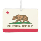 Désodorisant Pour Voiture California State Flag Design (Dos)