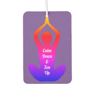 Désodorisant Pour Voiture Calme vers le bas et Zen vers le haut Chakras viol
